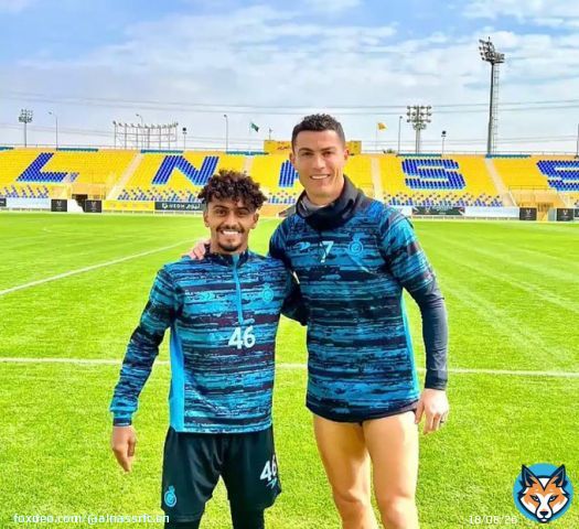 Our U19 star is following the Captain's lead   Today.. another AlNassr&rsquo;s free kick by Abdulaziz AlAlewa