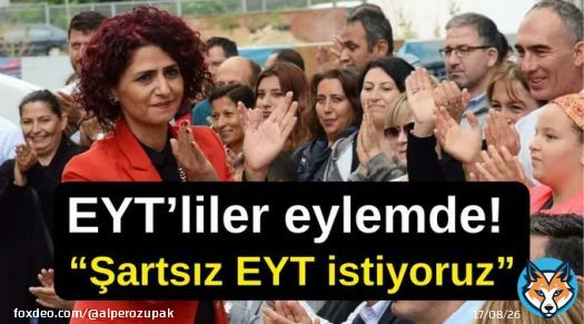 EYT&rsquo;liler eylemde!  &ldquo;Şartsız EYT istiyoruz&rdquo;    #TastamamEYT