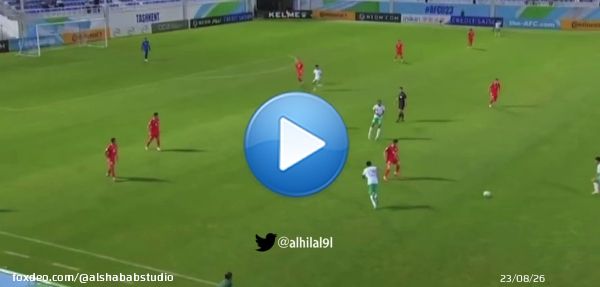\ud83c\udfa5 \u26bd\ufe0f| لاعب نادي #الشباب والمنتخب الوطني متعب الحربي يسجل الهدف الرابع على منتخب طاجيكستان  \ud83d\ude0d \ud83d\udc9a  #السعودية_طاجيكستان