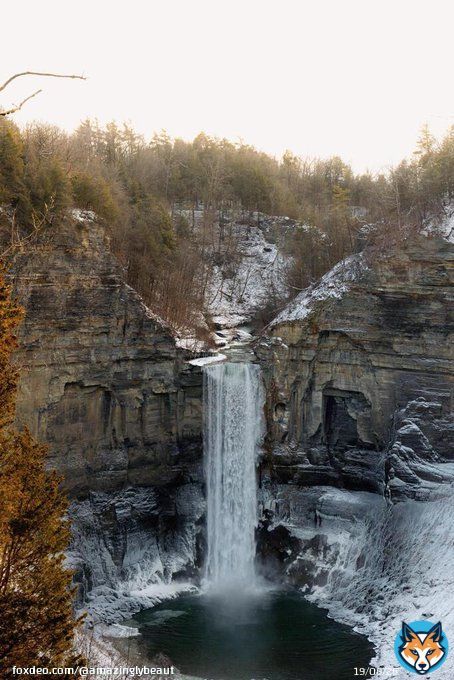 Taughannock Falls, NY [OC] [3594x5393] - Author: ThomasThuhTrain on Reddit - #travel #photography #travelphotography #nature #photooftheday