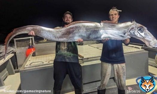 Two fishermen in Australia caught this bizarre looking fish...  What fish is this?