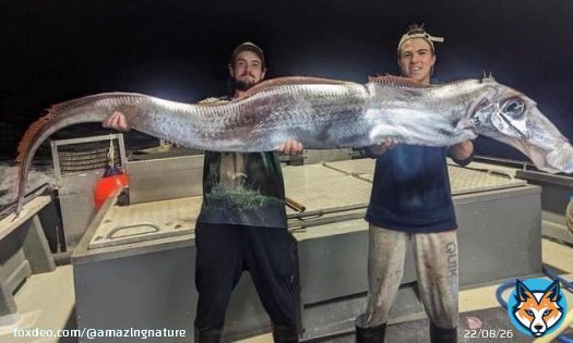 Two fishermen in Australia caught this bizarre looking fish...  What fish is this?
