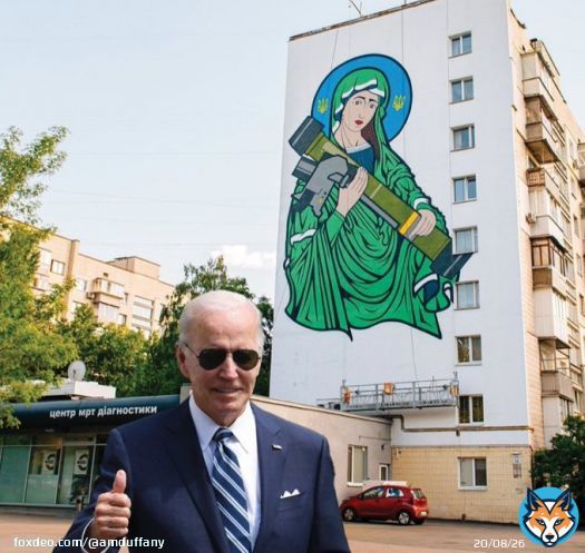 My favorite picture of Biden today   we need to get @POTUS a fella so he can officially become part of #NAFO