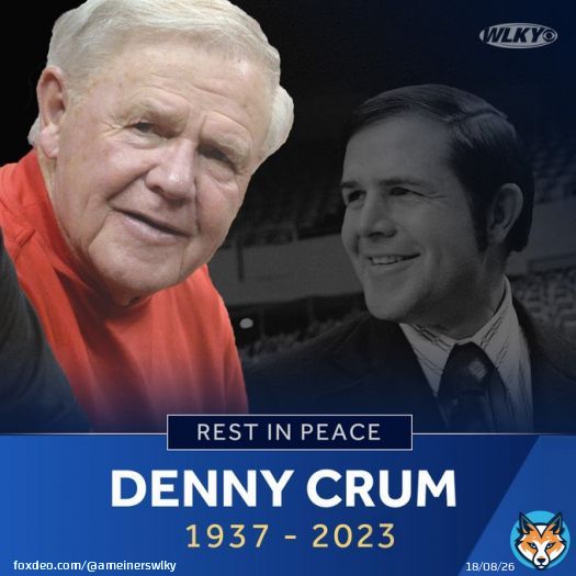 RIP Louisville Legend Denny Crum. He was 86. He lead Louisville to 2 National Championships, as well as put the Cards basketball program on the map.