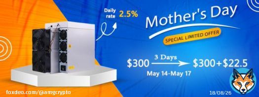 $300 package, Mother's Day promotion!    LTC Mining （Promo）   Contract Price: $300 Fixed Return: $300+$22.5 Contract Terms: 3 Days Daily Rate: 2.5%    #cloudmining #Crypto #earnonline #Bitcoin  #BNB  #ETH #BTC  #USDT #LTC #XRP #BCH #TPX #USDC