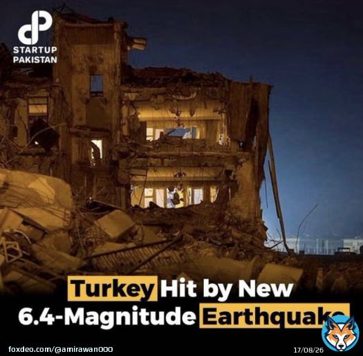 Another 6.4 earthquake in Turkey #IftiMania 'Aurat March #مغربی_معاشرتی_ناسورپرلعنت