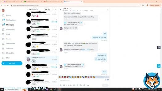 Tell Keith nice try   I thought the request was off, but I was trying to be nice   It figures, he deleted or changed the Ig name already