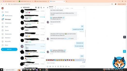 Tell Keith nice try   I thought the request was off, but I was trying to be nice   It figures, he deleted or changed the Ig name already