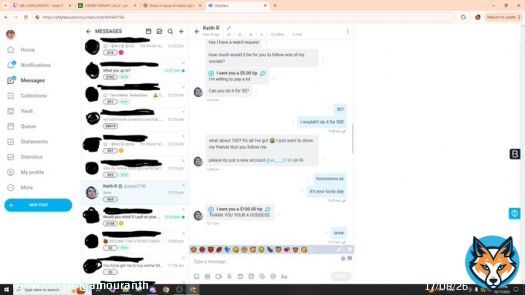 Tell Keith nice try   I thought the request was off, but I was trying to be nice   It figures, he deleted or changed the Ig name already