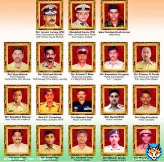 No, I will never forget. But it&rsquo;s not the horror or the terror that I will remember. It&rsquo;s these Heroes who I will remember and who will remain in my heart and head forever.  #MumbaiTerrorAttack
