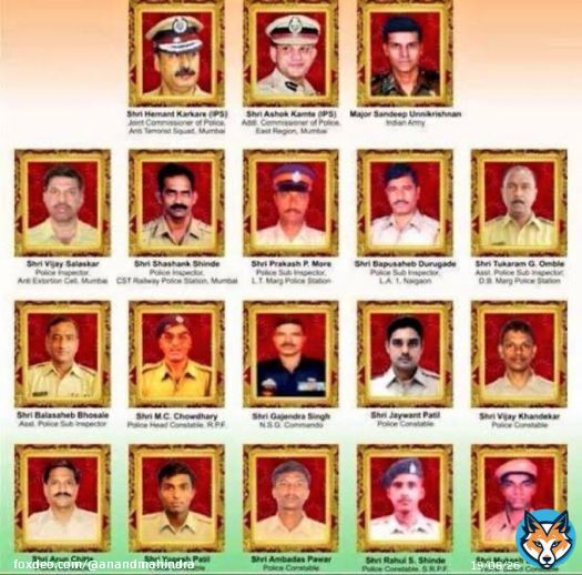 No, I will never forget. But it&rsquo;s not the horror or the terror that I will remember. It&rsquo;s these Heroes who I will remember and who will remain in my heart and head forever.  #MumbaiTerrorAttack