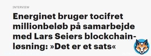 Sp&aelig;ndende historie p&aring; Version2 i morgen, ved kollega @Jschjoldager. L&aelig;s med. #dktech