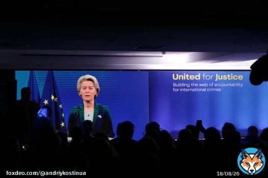 A year ago, the aggressor believed that  was weak and the West divided. That Kyiv would fall in 3 days. But Kyiv stands, Kharkiv stands, Odesa stands, so does Lviv. Pleased to welcome friends in Lviv to the United for Justice Conference. We are united & stronger than ever. 1/3
