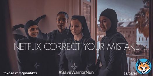 Come on #HaloBearers let&rsquo;s make some noise FOR OUR NUNS!!!! WE CAN DO THIS!!!  NETFLIX CORRECT YOUR MISTAKE #SaveWarriorNun #WarriorNun