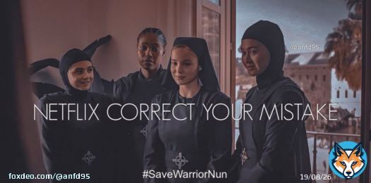 Come on #HaloBearers let&rsquo;s make some noise FOR OUR NUNS!!!! WE CAN DO THIS!!!  NETFLIX CORRECT YOUR MISTAKE #SaveWarriorNun #WarriorNun