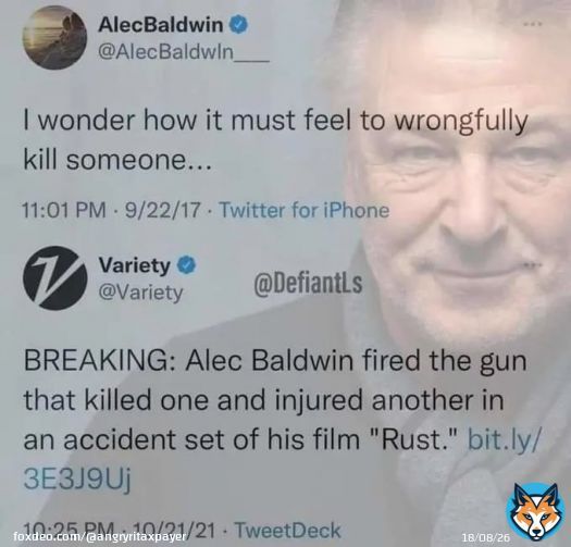 Arrest #AlecBaldwin.   #HalynaHutchins