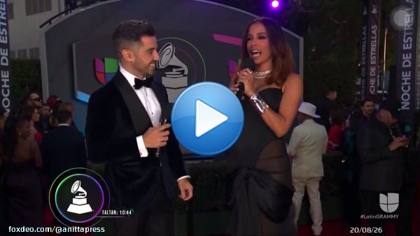 'I don't think I'm going to win, but I came to the party' &mdash; Anitta lights off her thoughts at the #LatinGRAMMY.