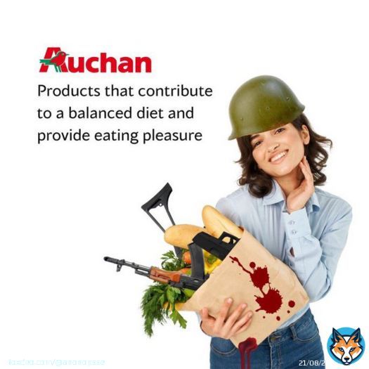 #boycottAuchan lets get it trending and let&rsquo;s get started  #OpRussia #SlavaUkraini  #UkraineWar #UkraineRussianWar  #RussiaIsATerroristState