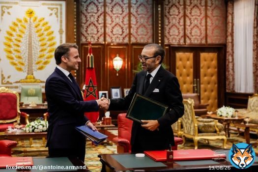 Nous signons avec le Maroc un contrat structurant : Alstom, aux c&ocirc;t&eacute;s de l'ONCF, portera l'extension de la LGV reliant Tanger et Casablanca &agrave; Marrakech.  Un accord majeur qui renforce notre coop&eacute;ration industrielle et confifirme l'expertise ferroviaire de la France dans le monde.QuoteEmmanuel Macron@EmmanuelMacron&middot;19h