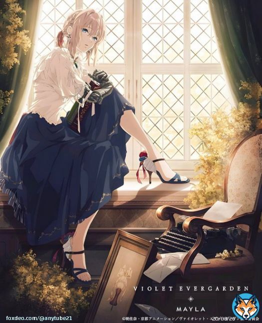 Special illustration for the collaboration between MAYLA and the franchise 'Violet Evergarden'.  #マイラ #ヴァイオレット・エヴァーガーデン #VioletEvergarden #AnyTube21