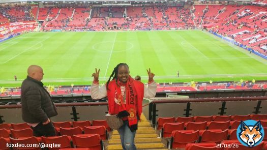Such a bummer we didn't win, but I got the Experience to watch the Match live at the Old Trafford Stadium. It's Magical . Life Time  #MUFC #GGMU