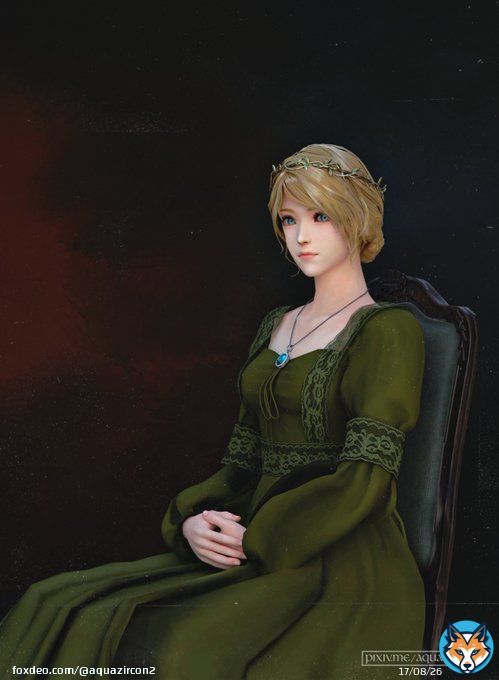 Green dress.   #HistoriaReiss #ヒストリア・レイス #AttackonTitan #進撃の巨人 #ヒストリア生誕祭2023 #ヒストリア・レイス生誕祭2023
