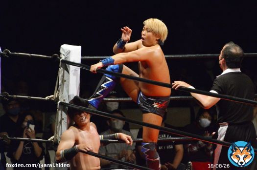 ZERO1押忍PREMIUM　  2022年06月04日(土) 5．タッグマッチ30分1本勝負 北村彰基＆ \u2716佐藤嗣崇  Vs　12分54秒 無双&rarr;片エビ固め 清宮海斗&〇稲村愛輝 #プロレス　#ＺＥＲＯ１