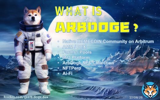 What is #ARBDOGE?  Here are some answers  Read detail  #Arbitrum #ETH #100x #DeFi #Dogecoin #Memes #Gems