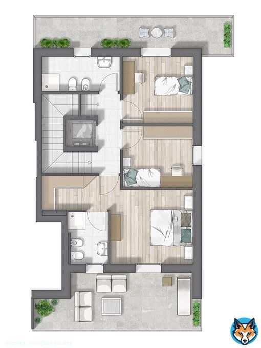 Architectural Floor Plan Rendering In Photoshop   #GraphicDesign #Architecture #Design #Rendering #Realestate #VS魂 #SugarRushRide3rdWin #本名にかすってもないのについたあだ名