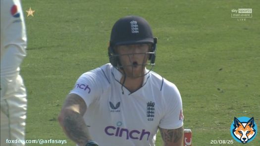 Simply WOW!! This expression of Ben Stokes is a proof of problematic unsolved mystery in the spin bowling of Abrar Ahmed! #PAKvENG