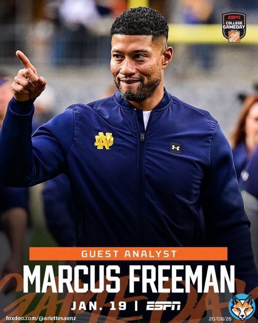 Notre Dame head coach Marcus Freeman will be joining GameDay as a guest analyst for the national championship