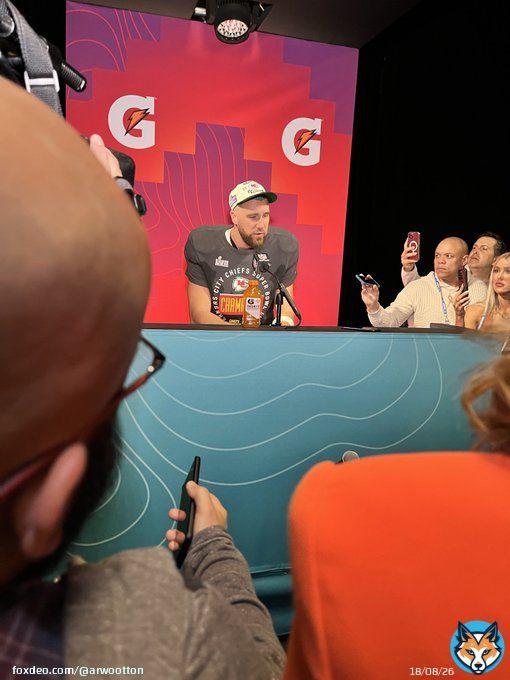 What an amazing week covering #SuperBowlLVII for @StatsPerform I don&rsquo;t think I&rsquo;ve worked so many hours across  days before. I&rsquo;ve spoken to Mahomes, Hurts, Reid and even Rory McIlroy!? My final questions were to Travis Kelce and EricBieniemy&hellip;