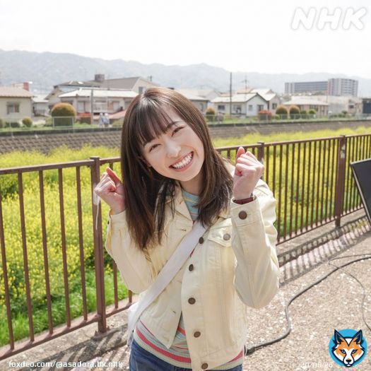 おはようございます  明日のこの時間は初回の放送中&hellip; みなさんが「#舞いあがれ！」を毎朝、楽しんでくださるといいなぁ&hellip;  #舞ちゃん 、撮影がんばってます！ 応援してくださいねー！  #福原遥 #オフショット #朝ドラ #10月3日放送開始 #明日の朝お会いしましょう