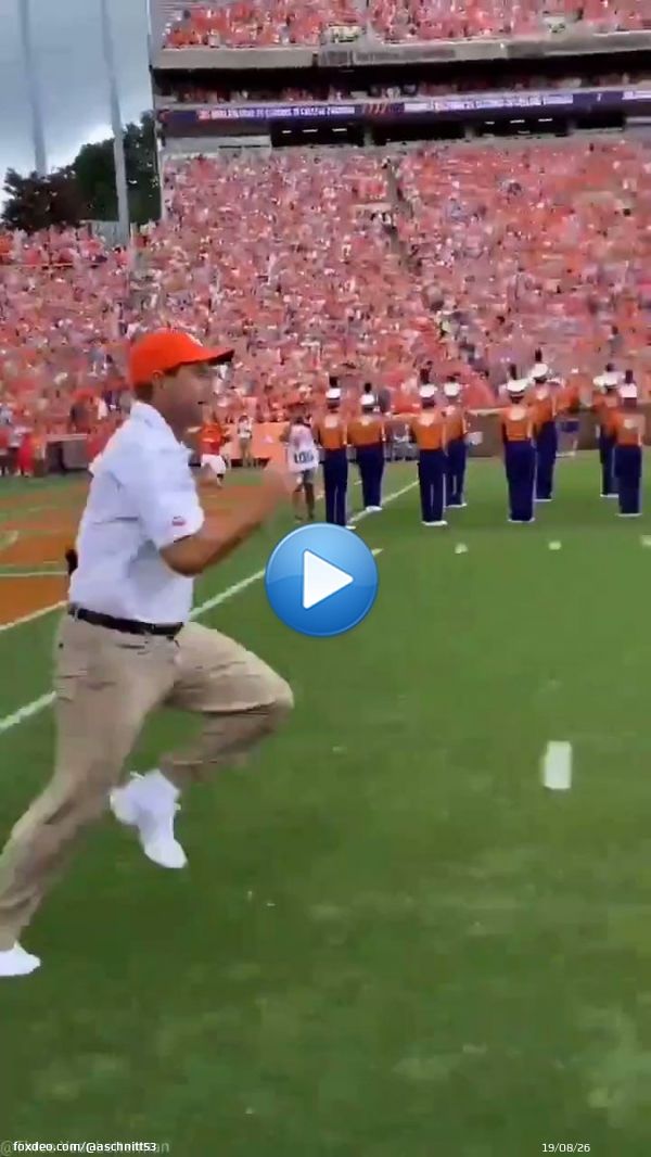 Dabo on his way to the Clemson compliance office to put DJ Uiagalelei's name in the transfer portal