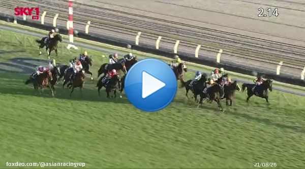 Vela Azul dives through late to take the split and the #JapanCup under Ryan Moore. #ジャパンカップ  #ヴェラアズール