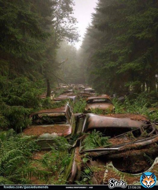 Some of the most fascinating abandoned places in the world you don&rsquo;t know about   Number 7 & 12 will shock you  A Thread   1. Abandoned Traffic jam in Belgium