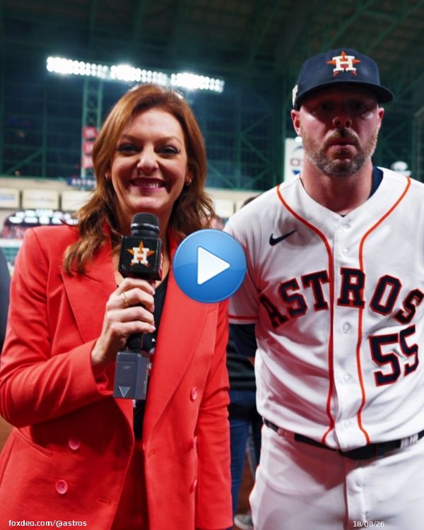 .@JuliaMorales catches up with Ryan Pressly following our Game 1 victory in the ALCS.