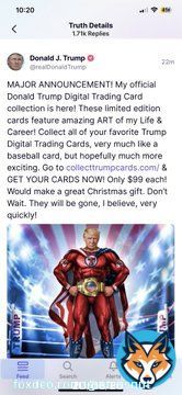 Trading cards are just not showing up on my Bingo Card of Big Announcements&hellip;&hellip; waiting for big next announcement.
