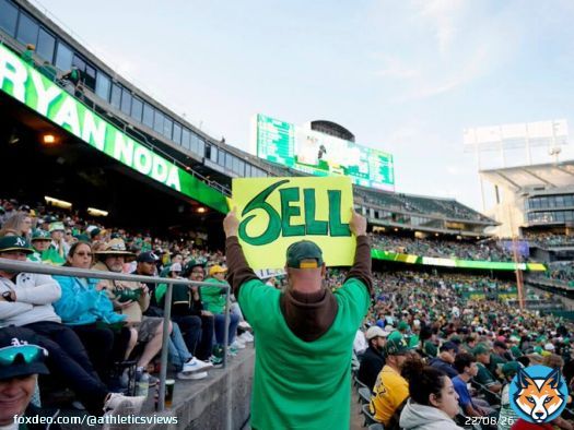 A&rsquo;s fans stage &lsquo;reverse boycott&rsquo; vs. Rays, pack Oakland Coliseum in protest of ownership #OaklandAthletics #Athletics #AthleticsBaseball #OaklandAs