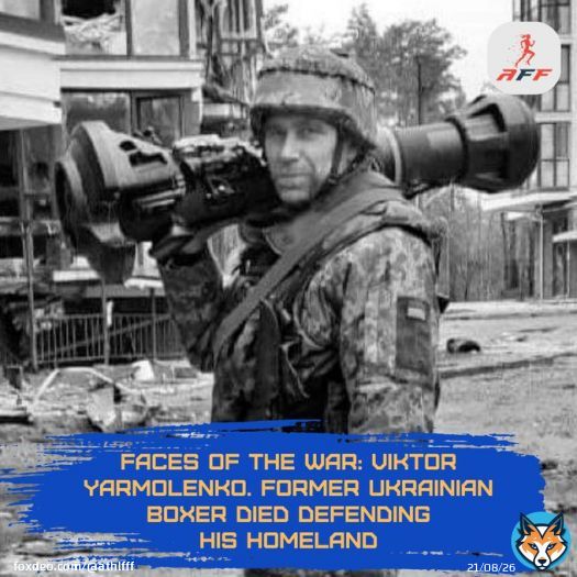 #FacesOfTheWar: Viktor Yarmolenko. Former Ukrainian boxer died defending his homeland. He joined the Ukrainian army as a volunteer and helped liberate Bucha and Irpin, where the russian army committed horrific atrocities. Yarmolenko died on May 10, 2022 near Luhansk.