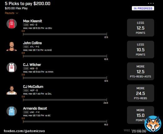 PrizePicks Flex   Like / RT If Tailing lets cash this   #GamblingTwitter #PlayerProps #NBAProps