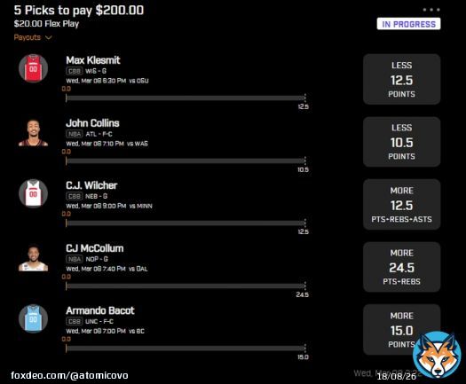 PrizePicks Flex   Like / RT If Tailing lets cash this   #GamblingTwitter #PlayerProps #NBAProps