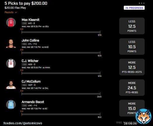 PrizePicks Flex   Like / RT If Tailing lets cash this   #GamblingTwitter #PlayerProps #NBAProps