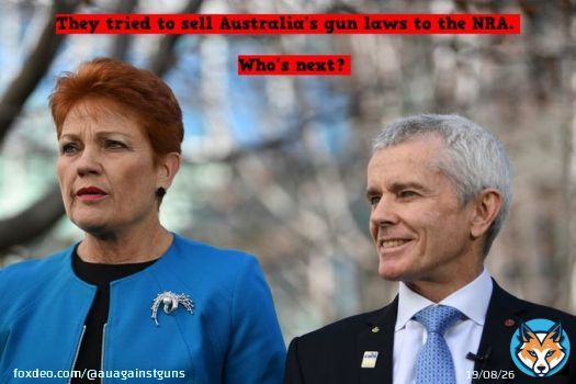 With pro-gun nuts like Fraser Anning and Duncan Spender voted out. Don't forget about these two. #auspol #AusVotes2019 #GunControlNow