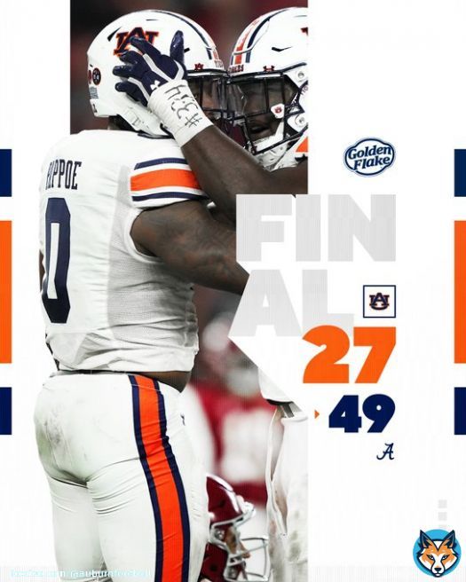 Fought as one. Proud to be an Auburn Tiger