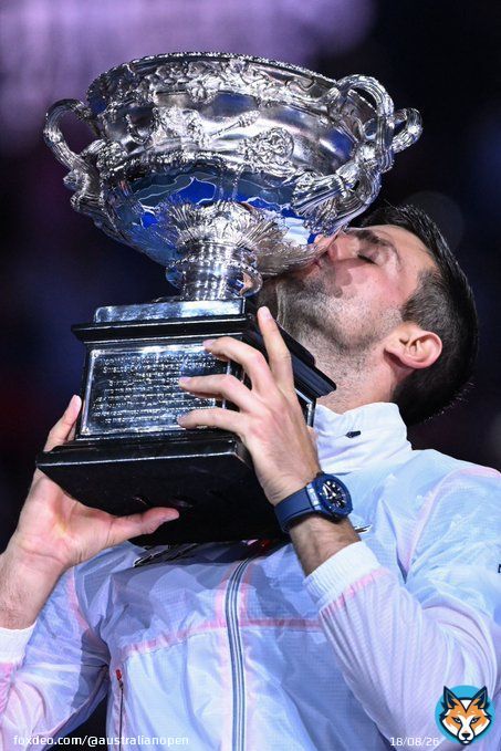 Grand Slam title No.  @DjokerNole &bull; #AusOpen &bull; #AO2023