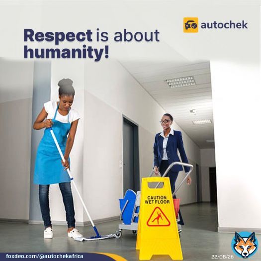 How do you respect people? Is it by their educational, economic or social status? Respect is an integral part of humanity and we at Autochek believe respect is due to everyone.  We respect you #WomensDay  #MondayMotivaton