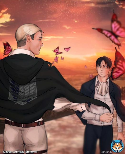 The Flap of a Butterfly&rsquo;s Wings by @DrButtonsss  if you haven&rsquo;t read this wonderful fic yet, you&rsquo;re missing something incredible  #eruri #エルリ #aot #AttackOnTitan #attackontitanfanart #進撃の巨人