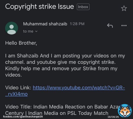 Dear Pakistani YouTubers,  I have seen most of the Pak FB pages and Youtube channels are using my videos.  Kindly give credit. Sports chowk or Avinash Aryan.kuch v Chalega.  Note : Meri mehnat lagi hai channel banane aur khada karne me, aise na karo bhai  #AvinashAryan
