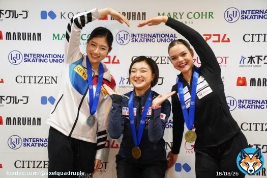 〈 #世界選手権 〉  女子メダリスト会見 1. #坂本花織 選手 2. #イ・ヘイン 選手 3. #ルナ・ヘンドリックス 選手  Photo by Joe Kobashi  #figureskate #KaoriSakamoto #HaeinLee #LoenaHendrickx